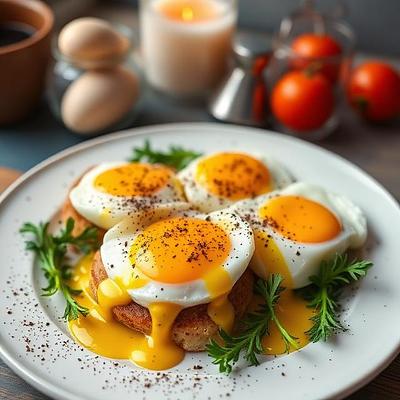 Sesame bagel with cream cheese
